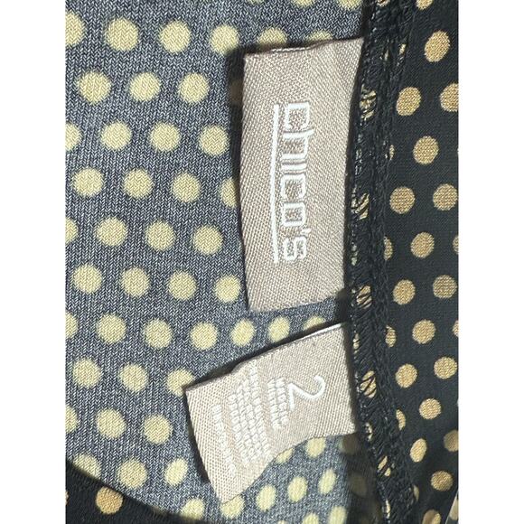 Chico's Polka Dot Pullover Top, Size 2 - Picture 5 of 5